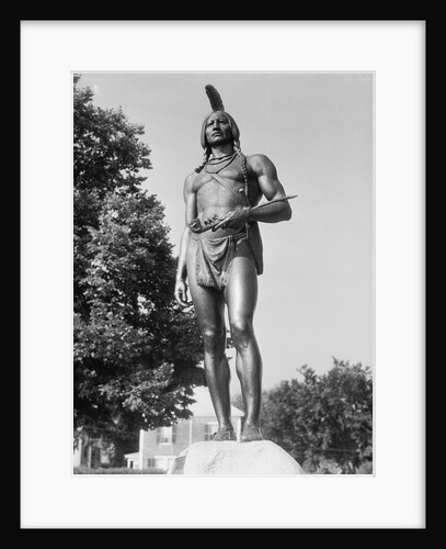 View of Statue of Massasoit by Anonymous