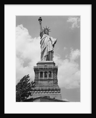 Upper View of Statue of Liberty by Anonymous