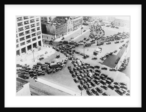 View of The Holland tunnel Entrance Before a Holiday by Anonymous