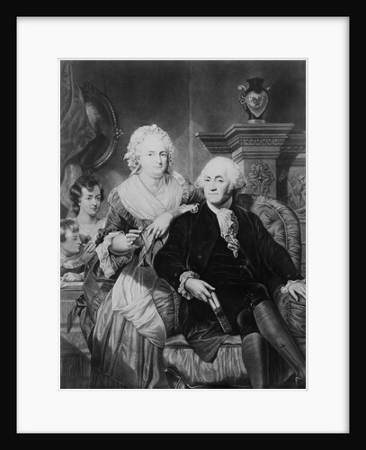 George Washington with Wife and Two Children by Anonymous
