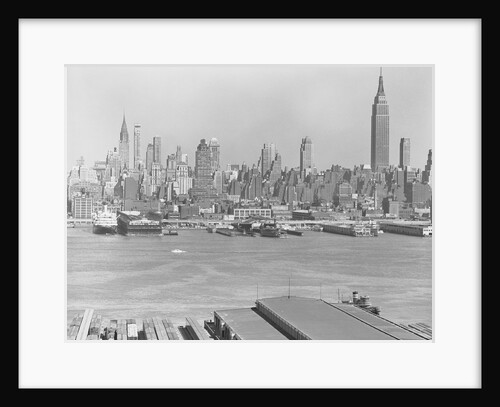Manhattan Site from New Jersey by Anonymous