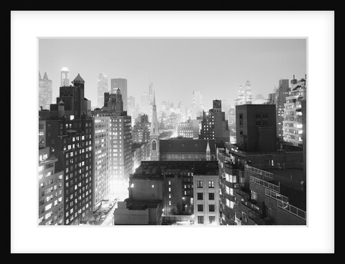 New York City at Night by Anonymous