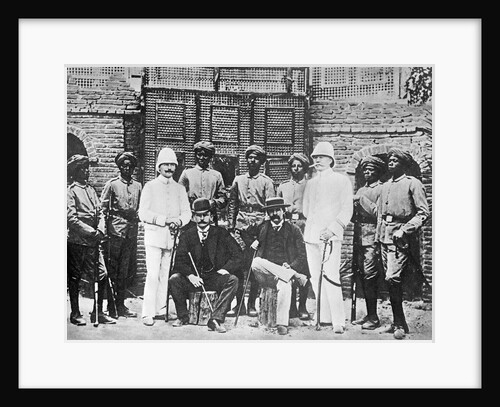 Troop Recruits Posing With German Officers by Anonymous