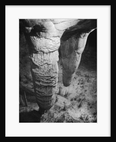 Stalactites and Stalagmites in Carlsbad Caverns by Anonymous