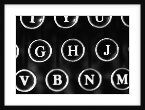 Old Typewriter Keys by Anonymous