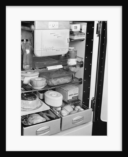 Interior of Hotpoint Refrigerator Prototype by Anonymous