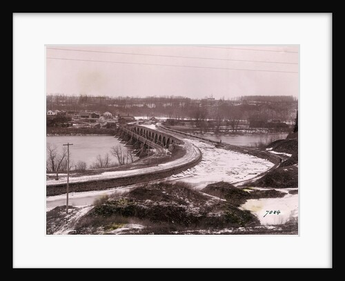 Ice Jam in Erie Canal by Anonymous