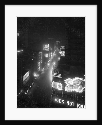 Broadway from Times Square by Anonymous