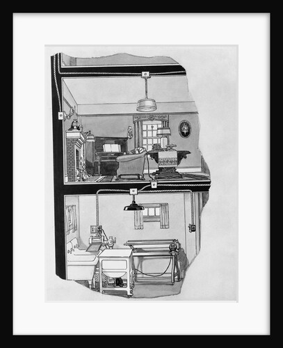 Illustration for Home of a Hundred Comforts Booklet by Anonymous