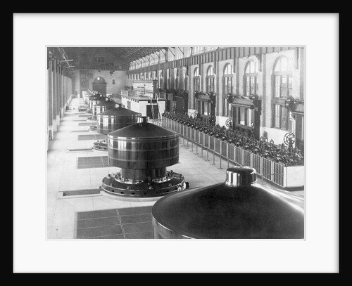 Generators Inside a Power House by Anonymous