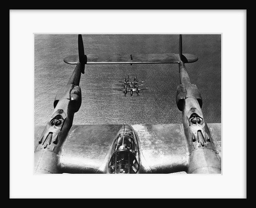 Lockheed P-38 Lightning Pursuit Fighters by Anonymous