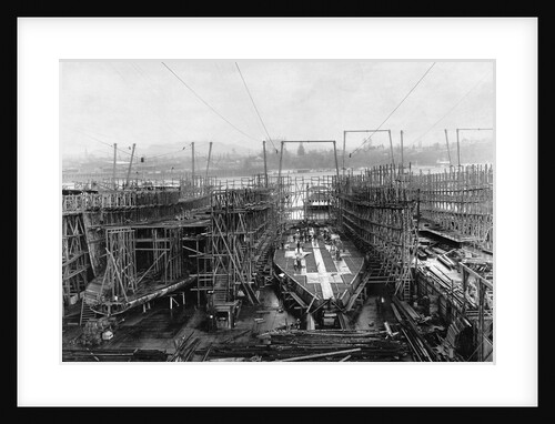 Ships Under Construction by Anonymous