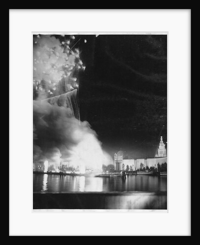 Fireworks at Panama Pacific International Exposition by Anonymous