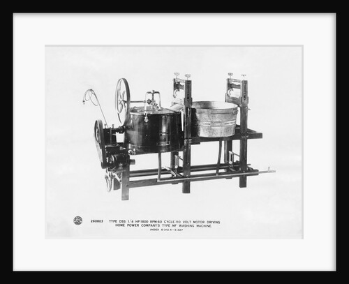 Early General Electric Washing Machine by Anonymous