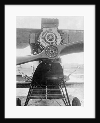 Close-up of Single Propeller Aircraft with G-E Supercharger by Anonymous