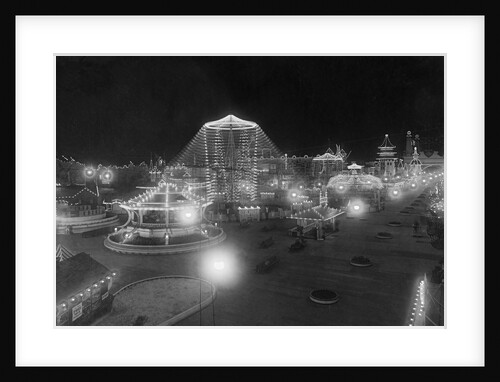 Luna Park with Night Lights by Anonymous