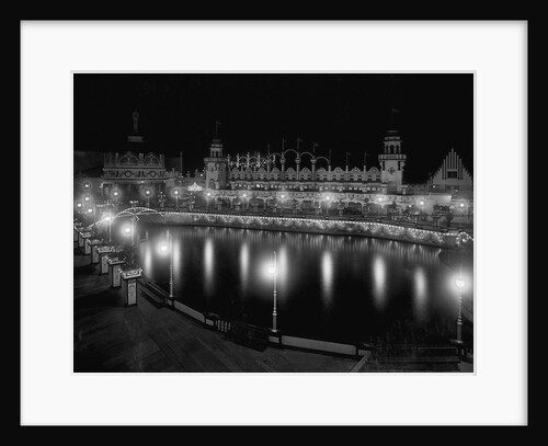 Luna Park with Night Lights by Anonymous