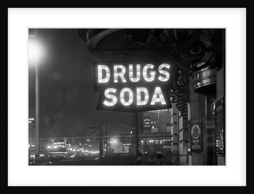 Drug Store Sign by Anonymous