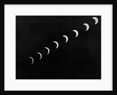Sun Stages During Solar Eclipse by Anonymous