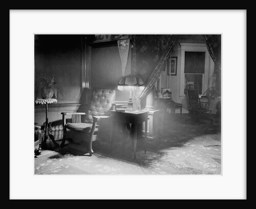 Lamp and Chair Inside Home by Anonymous