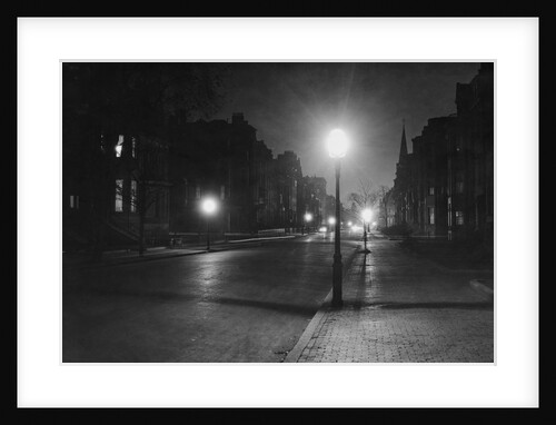 Incandescent Street Lamps by Anonymous