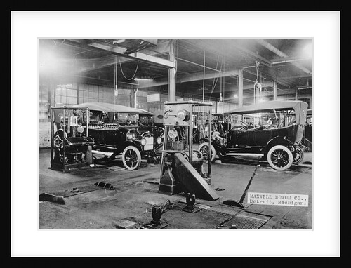 Automobile Assembly Area by Anonymous