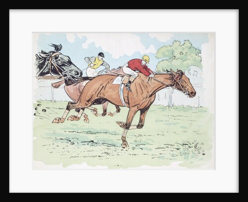 Competitors in a Horse Race by Anonymous