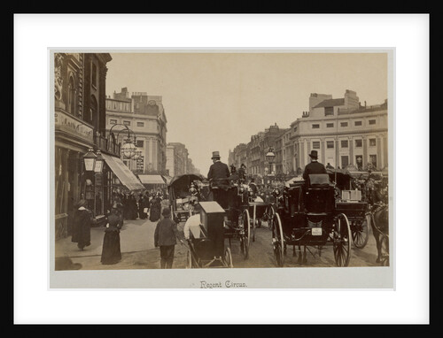 Traffic in Regents Circus by Anonymous