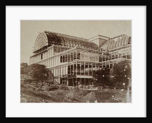 South End of Crystal Palace During Construction by Anonymous