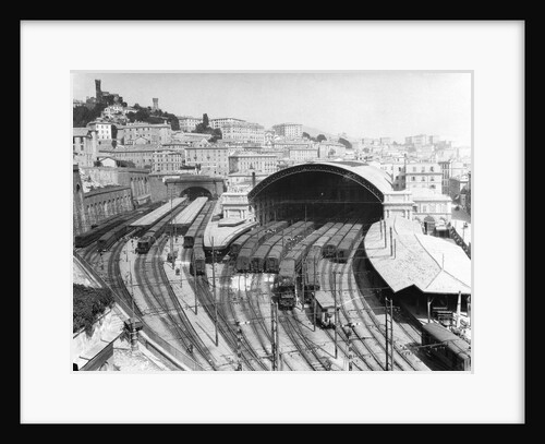 Genoa Railway Station by Anonymous