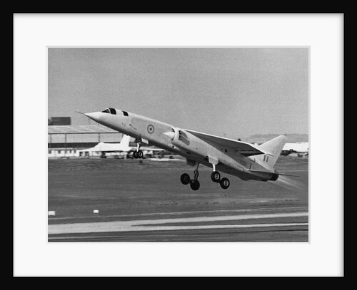 First Flight of BAC TSR.2 by Anonymous