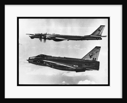 British Fighter Intercepting Soviet Bomber by Anonymous