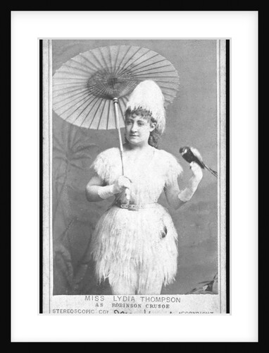 Miss Lydia Thompson, As Robinson Crusoe. by Anonymous