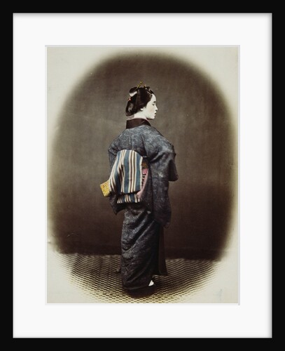 Portrait of a Japanese Woman by Felice Beato