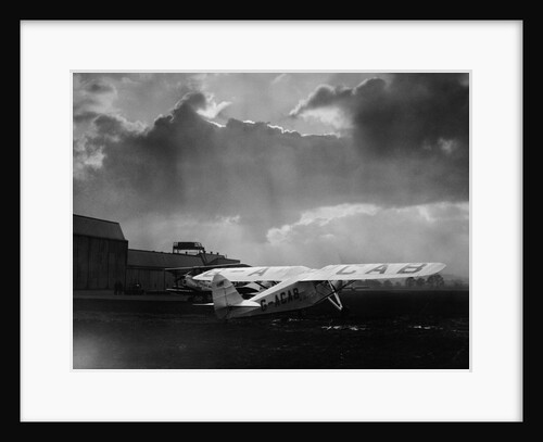 Amy Johnson's "The Desert Cloud" Preparing for Take Off by Anonymous