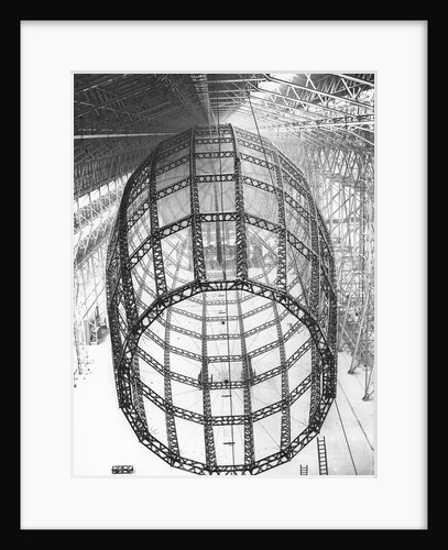 Burney Airship's Ribbed Frame by Anonymous
