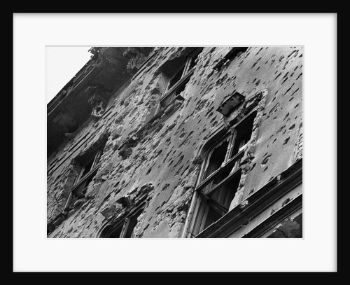 A Scarred Building by Anonymous