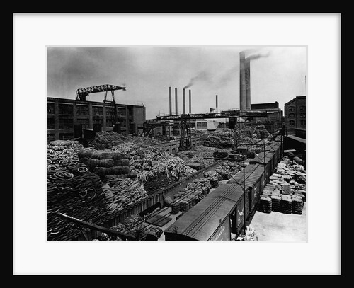 Storing Rubber at Akron, USA by Anonymous