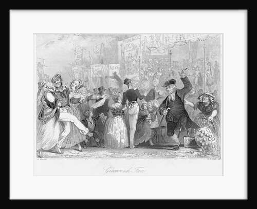Crowd Enjoy Greenwich Fair by Anonymous
