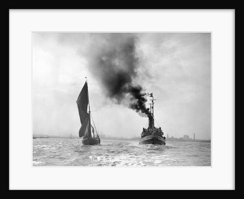 Boats on the River Thames by Anonymous