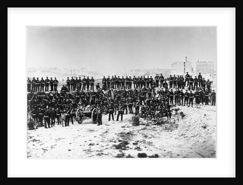 Prussian Cannons and Soldiers by Anonymous