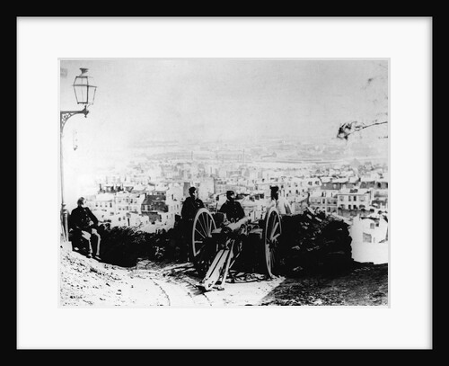 Communard Artillery Outpost by Anonymous