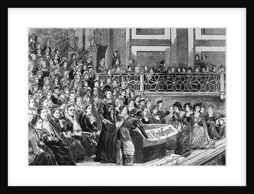 Suffragette Meeting in London by Anonymous