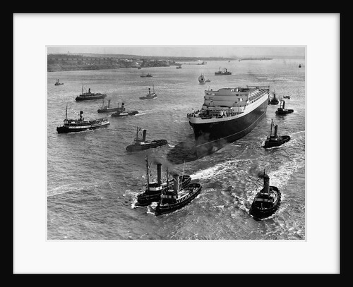 Launch of the Mauretania by Anonymous