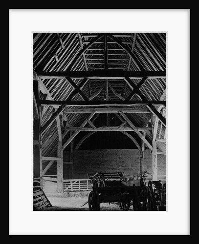 Interior of the Barley Barn at Cressing Temple by Anonymous