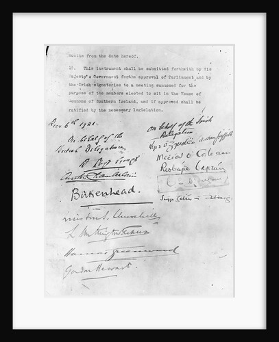 Irish Peace Charter by Anonymous
