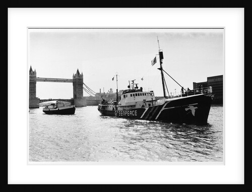 Rainbow Warrior in London by Anonymous