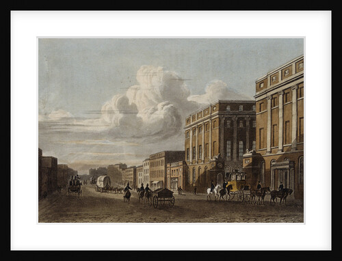 Engraving of Oxford Street in London by Anonymous