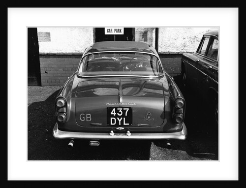 Back View of a Maserati 3500 GTI by Anonymous