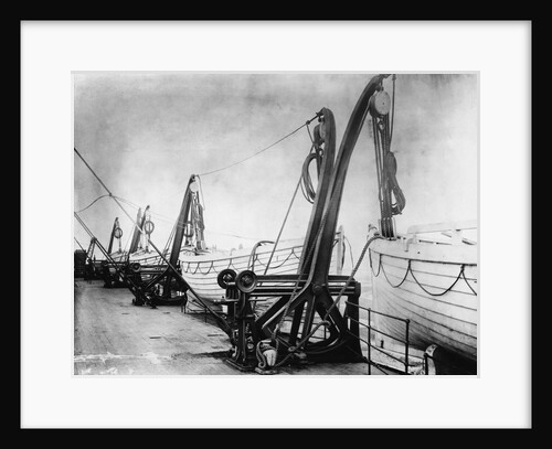 Lifeboats on the Titanic by Anonymous